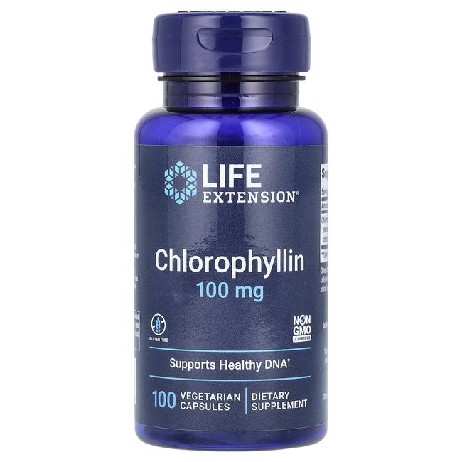 Chlorophyllin, 100 mg, 100 Vegetarian Capsules