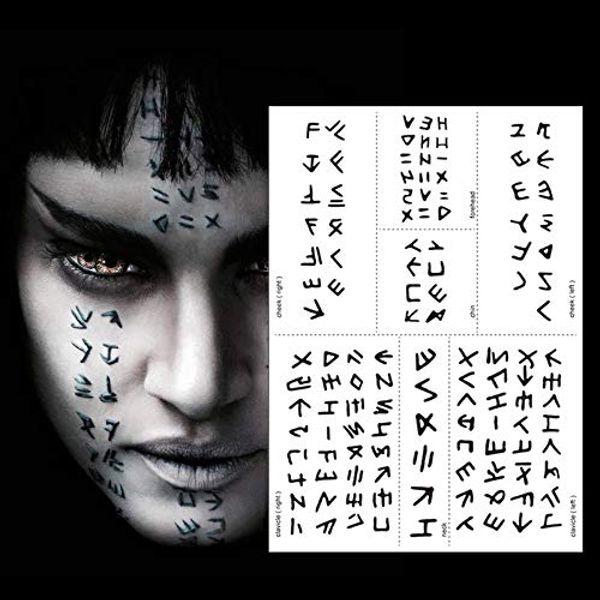 Greae The Mummy Halloween Scary Face Tattoo Temporary 3 Sheets Realistics Make Up For Costume Parties…
