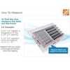 Everbilt 4 in. x 12 in. White Floor Diffuser - 2 Way Deflection Vent HVAC - NEW