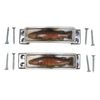 Set Of 2 Coastal Marine Nautical Fish Drawer Cabinet Door Bar Pull Knobs Accent