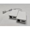 BT Plug to ADSL RJ11 Broadband internet Microfilter Splitter,BT Plug, BT Socket, ADSL Socket for Broadband Modems 2PACK