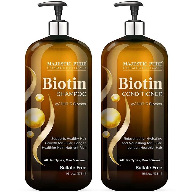 Hair Loss Shampoo and Conditioner Formula with DHT Blockers