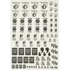 Kamejima Shoten Tableware Collection 1043 Ultra Thin Seal Drink Model Sticker