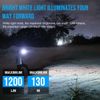TrustFire X3-SE EDC Rechargeable Flashlight Magnet Torch UV Light , Red Laser US