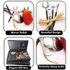 Silverware Set 24 Piece Stainless Steel Cutlery Tableware Set for 6