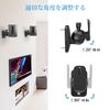 Cozycase Speaker Stand, Wall Stand, Small, Height Adjustable, Clamp, Hardware, Rotable, Versatile Wall Hanging, Stylish, Includes Screws, Good Stability, Speaker Bracket, Suitable for Ceilings,