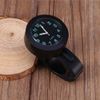 7/8" Waterproof Motorcycle Clock, Maso Universal Bicycle Handlebar Mount Clock Mini Digital Clock Watch-Brack