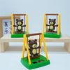 Solar Powered SWINGING TEDDY BEAR Sunlight Dancing TOY Bobble Head GIFT & PRIZE