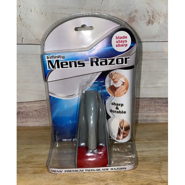 Infinity Men's Premium Twin-Blade Razor with stand - blade stays sharp LBB76