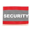 Red Reflective Armband Printed SECURITY Waterproof Size 18" x 4" (18" x 4")