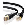 UGREEN Ethernet Cable, 10m Cat 7 RJ45 Cable, Flat Gigabit Lan Network Patch Cord 10Gbps for Xbox, PS4, PS3, Nintendo Switch, Router, Modem, Patch Panel, Consoles, POE devices, PC etc.