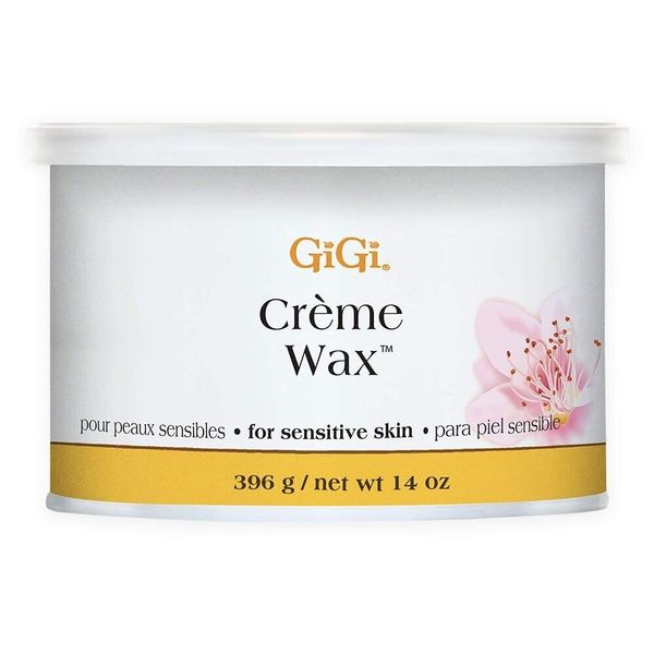 GiGi Crème Hair Removal Wax (For Sensitive Skin) 14 oz (pack of 2)