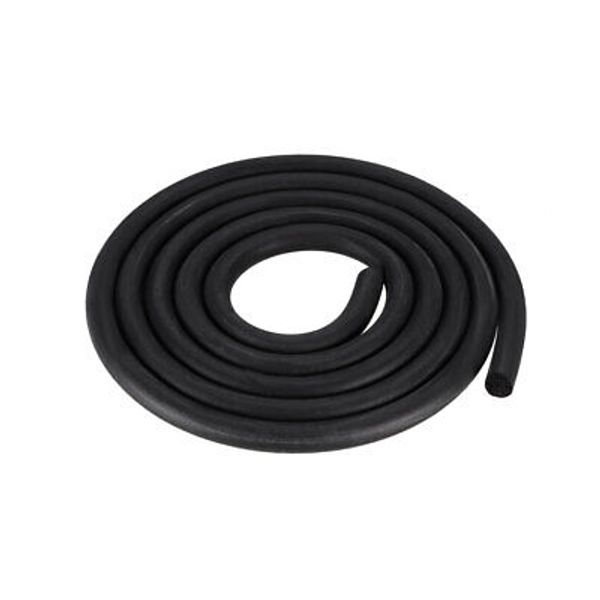 Foam Rubber Seal Weather Strip 6mm Diameter 1 Meter 3.3ft Black