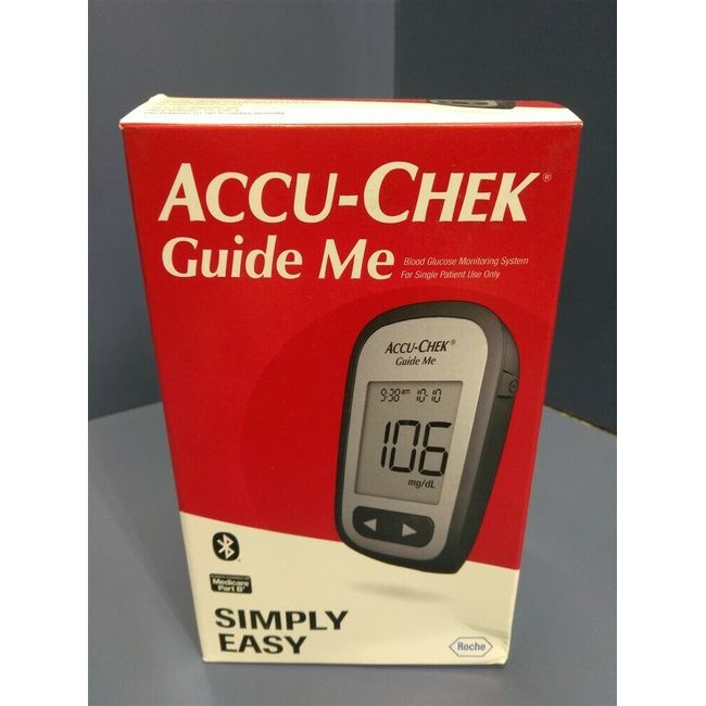 Accu-Chek Guide Me Blood Glucose Monitoring System Meter EXP 2024