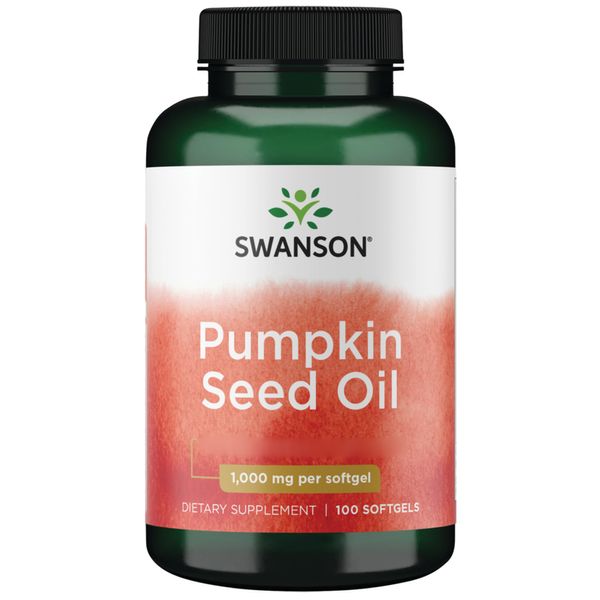 Swanson, Pumpkin Seed Oil, 1000mg, 100 Softgels, High-Dose, Lab-Tested, Soy-free, Gluten-free, GMO-free