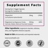 420mg Magnesium Complex Supplement + Vitamin B6,Natural Sleep and Brain Support