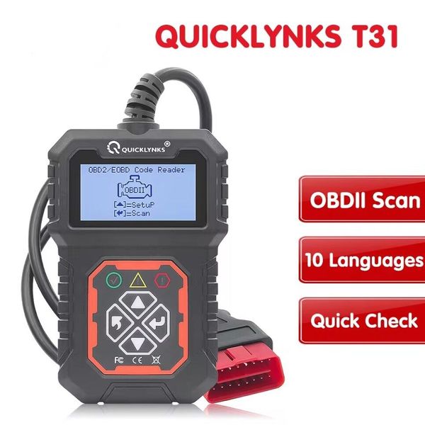 OBD2 Fault Code Reader Universal Car Diagnostic Tool Check Engine ODB2 Scanner
