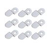 LC LICTOP 1/4" Canvas Offset Clips 1Hole Z Shape Picture Frame Braces Brackets 120PCS