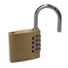 50mm Brass Combination Padlock/Lock/Security Shed Garage Door TE563