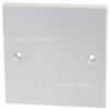 Single Blanking Plate Cover for Electrical Sockets by Dencon