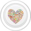 Funky Flower Heart PopSockets PopGrip for MagSafe