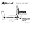 Kestrel Portable Rotating Vane Mount and Carry Case, Kestrel 5 Series