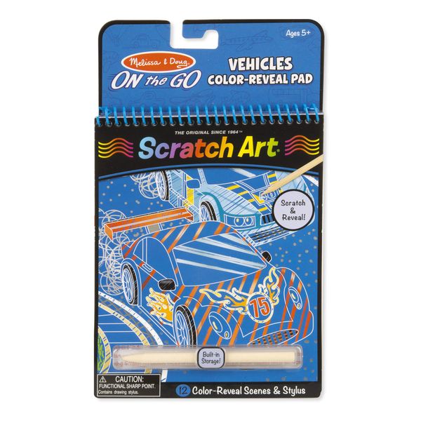 Scratch Art On The Go : Vehicles