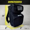 Beyond Fishing Tackle Backpack- The Voyager (All Black)