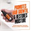 Beard Growth Serum - Natural Enhancer with Biotin, Caffeine & Essential Oils ...