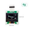 DiyStudio 3pcs 0.96 OLED i2c Inch Organic Module IIC/I2C Interface LCD SSD1306 Driver 128X64 Resolution White Display,Applicable Interfaces VCC, GND, SCL, SDA