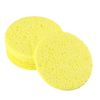 sourcing map Soldering Sponge 55x2mm for Iron Tips Cleaner Round Yellow 10pcs