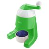 Sunbeam Manual Snow Cone Maker Turn Handle Ice Shaver Green