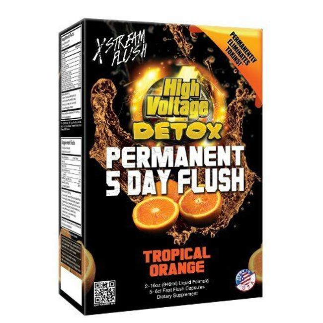 High Voltage Permanent 5 Day Double Flush - Orange Exp: june 09/2027