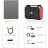 100W Portable Power Station with 40W Solar Panel kit Solar Generator for Camping