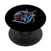 Snail With Sunglasses And Headphones PopSockets Swappable PopGrip