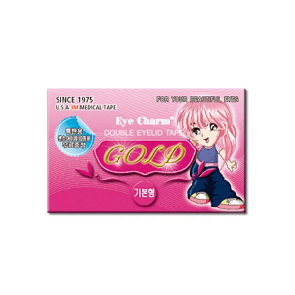 Eye Charm-Double Eyelid Tape 50 pairs Gold Basic Style