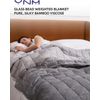 Cooling Weighted Blanket — Oeko-Tex Certified Material (Gradient Dark Grey, 60"X