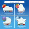 Bath Bombs Gift Set, 4 Pieces of Unique Rainbow Cloud Bath Bomb, Rainbow Rocket Bath Bomb, Rainbow Moon Bath Bomb and Rainbow Star Bath Bomb Having Different Scent