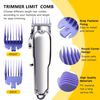New 10Pcs Hair Clipper Guards Cutting Combs for Glaker 6026 - Multiple Colors