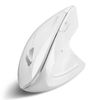 Perixx Perix PERIMICE-813W Ergonomic Mouse Multi Devices, 3 Devices Simultaneously, Bluetooth 2.4 G, Includes Wireless Carrying Bag, White