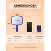 OMIRO Hand Mirror, Handheld Mirror with Handle, Union Jack Blue