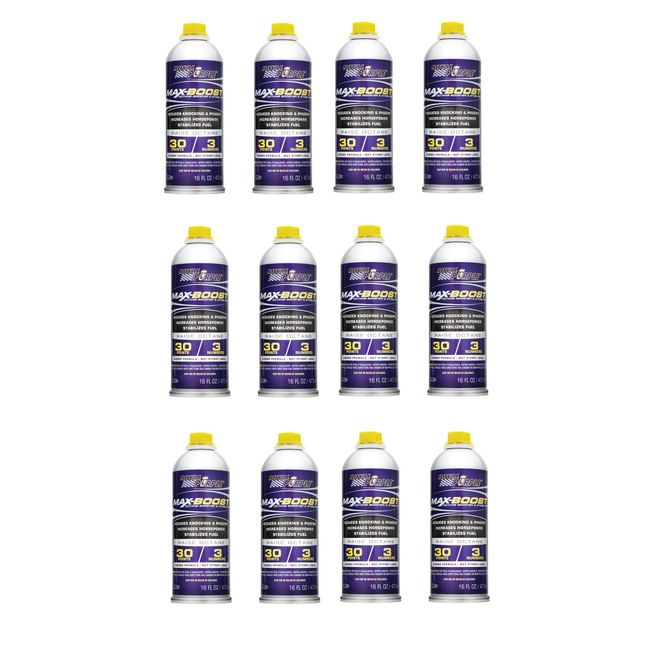 Royal Purple Max Boost Octane Booster, 16 fl. oz (Pack of 12)