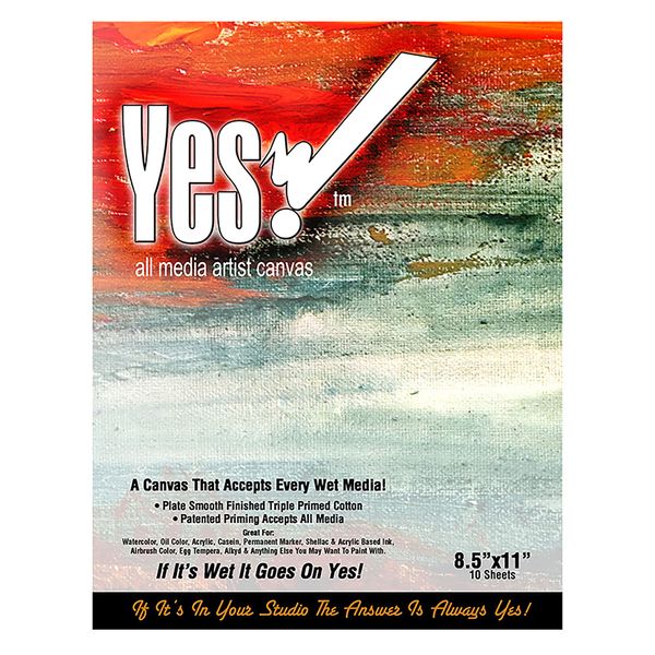 Yes! Canvas Pad 8.5x11"