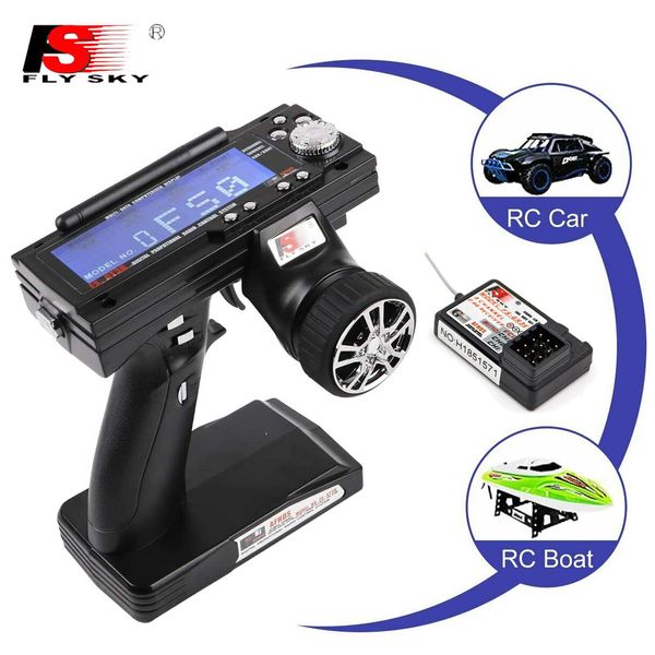 Flysky FS-GT3B 2.4G 3CH Radio Model Remote Control LCD &Receiver For RC Car Boat