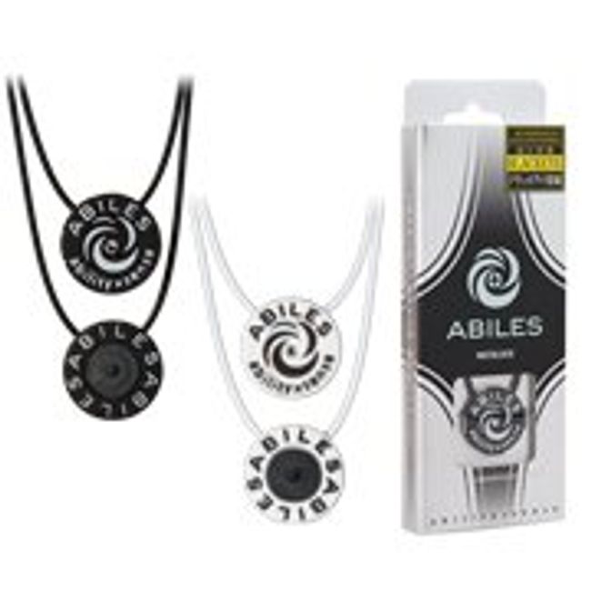 ABILES PLUS 440398 Black Eye Necklace, White, L