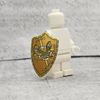 5pack Custom Gold Eagle Cross Shield Lot For Minifigures D11ECS1