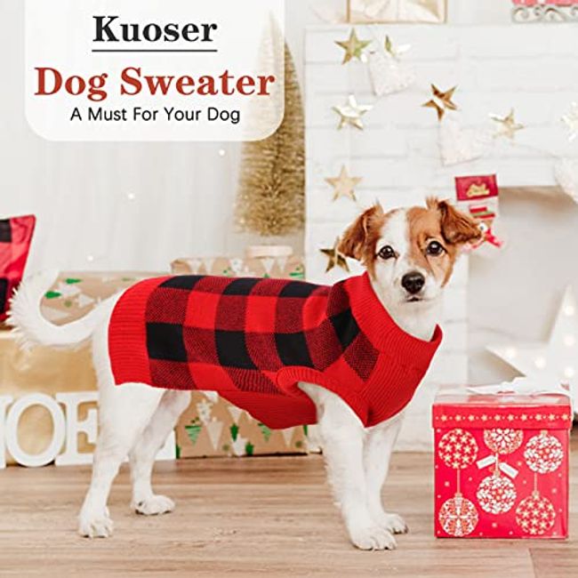 Medium Dog Pullover, Knitted Dog Sweater