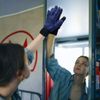 MIG4U Microfiber Gloves - Dusting Gloves for House Cleaning - Washable Blind Cleaner Duster Tool (Navy,S/M)