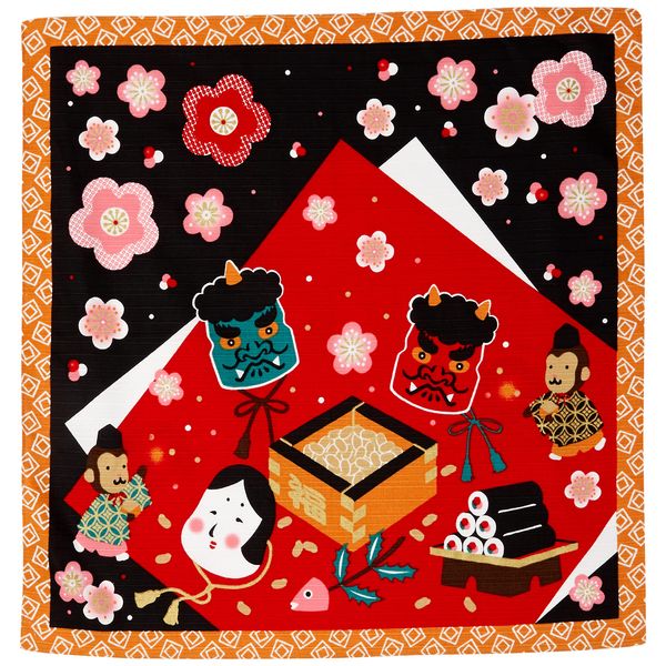Small Japanese Wrapping Cloth, Seasonal, Colored