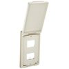 Panasonic WN7902 Splashproof Plate for 2 Coins with Mounting Frame